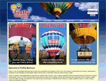 Tablet Screenshot of fireflyballoons.net